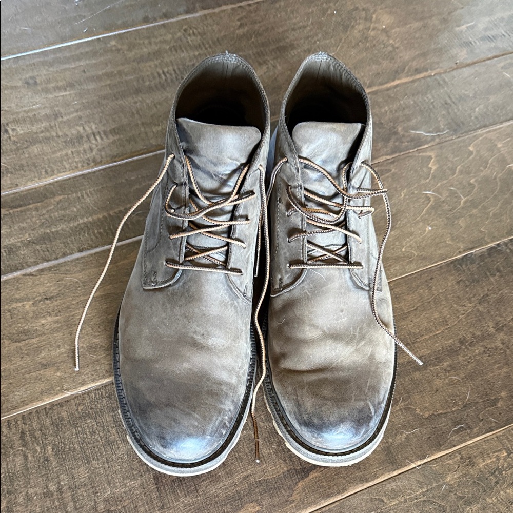 Sorel Men's Grey Waterproof Suede Boots Sz 11.5